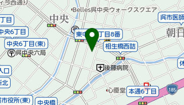 下井ホルモン店の地図画像
