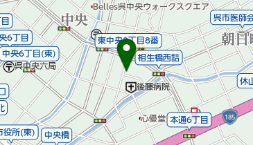肉のなかたの地図画像