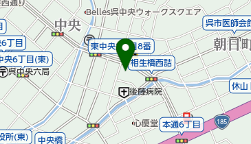 瓜生食料品店の地図画像