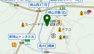 山田ふとん店の地図画像