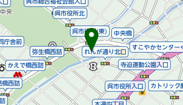 きたうち鮮魚店の地図画像