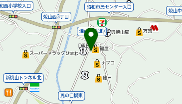 福屋 焼山店 1階 紳士・婦人服・洋品の地図画像