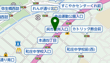 ヒラオカ時計宝石の地図画像
