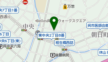 T&F美容室の地図画像