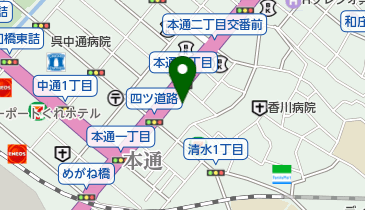 山城屋の地図画像