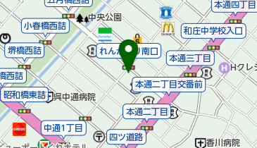 株式会社尾洲屋羅紗店の地図画像