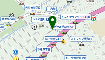 おいしいおかずの店中通支店の地図画像