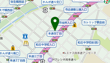 ユメコロクレアル店の地図画像