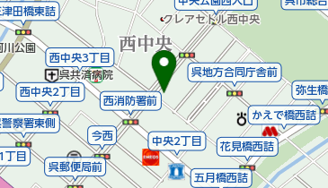 アロー薬局 呉中央店の地図画像