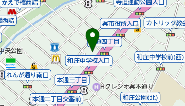 栄町薬局 本通店の地図画像
