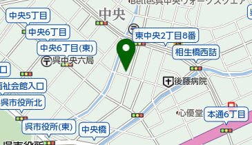 明神湯の地図画像