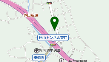 中島理容院の地図画像