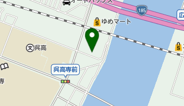 広島県立呉高等技術専門校の地図画像