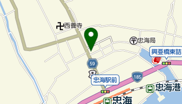 由起お好み焼の地図画像
