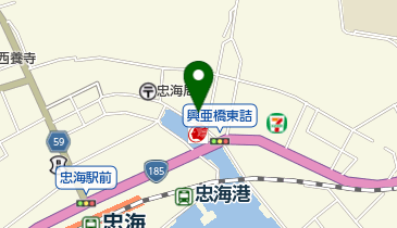 竹原市 忠海地域交流センターの地図画像