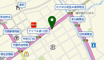 杏竹館の地図画像