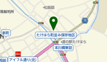 竹原すみれドレスメーカー学院の地図画像