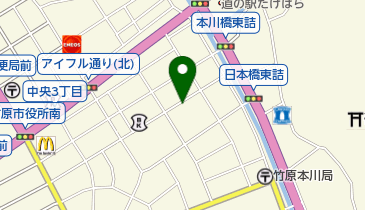 竹原キリスト教会の地図画像