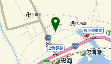朝比奈屋サラダ館忠海店の地図画像