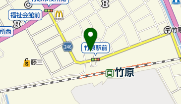 河田酒店の地図画像