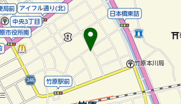 青崎釣具店の地図画像