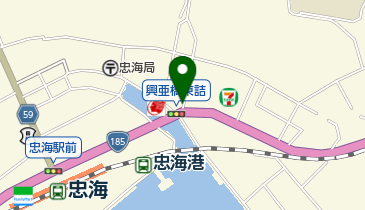 蛭子美容室の地図画像