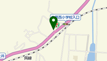 福本理容室の地図画像