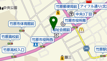 竹原市役所 教育相談室の地図画像