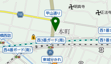 平野呉服店の地図画像