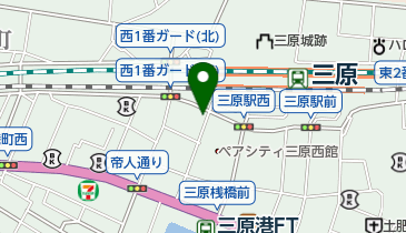 手島果物店の地図画像