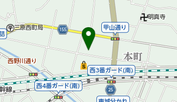 門菓子店の地図画像