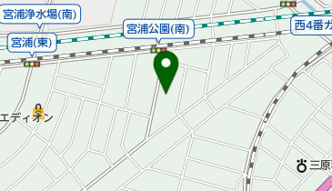 よしながふとん店の地図画像