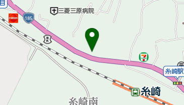 つじの理容院の地図画像