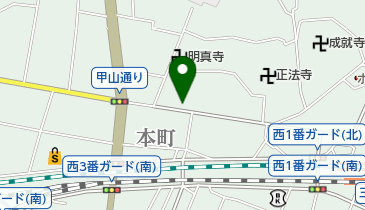 本町食堂の地図画像