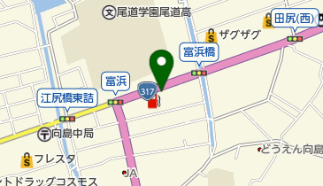 河尻モータースの地図画像