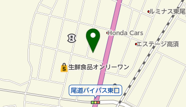 有限会社上野塗料店の地図画像