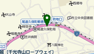おきだ美容室の地図画像