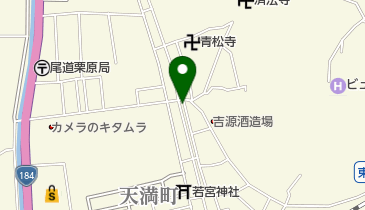 杉原洋品店の地図画像