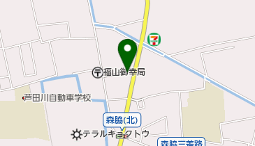 ファミリースタジオ 森脇店の地図画像