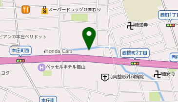 もみじ饅頭本舗にしき堂福山の地図画像
