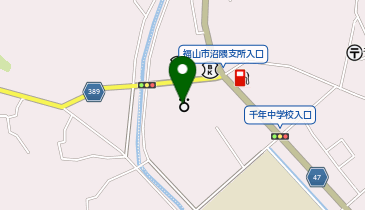 福山市 千年交流館の地図画像