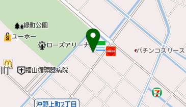 ヴェール・エ・プリュスもんマミフラワーデザインの地図画像