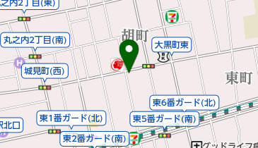 おたまじゃくしの地図画像