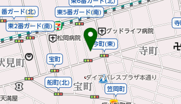 ナカツカ化粧品店の地図画像