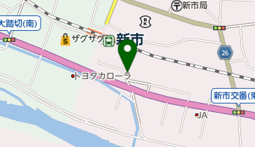 甲斐自動車の地図画像