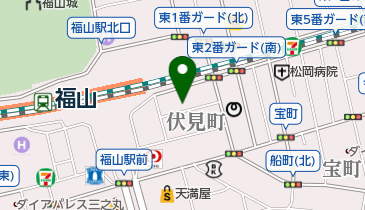 猪阪質店の地図画像