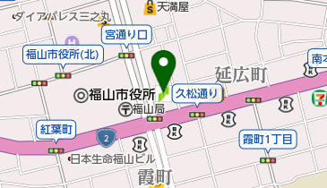 東洋証券株式会社福山支店の地図画像