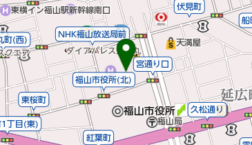 藍澤證券株式会社福山支店の地図画像