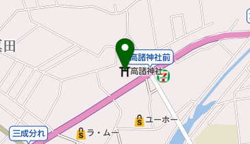 高諸神社の地図画像