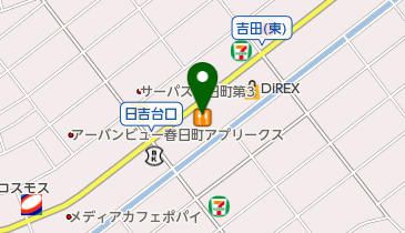 すし丸 春日店の地図画像